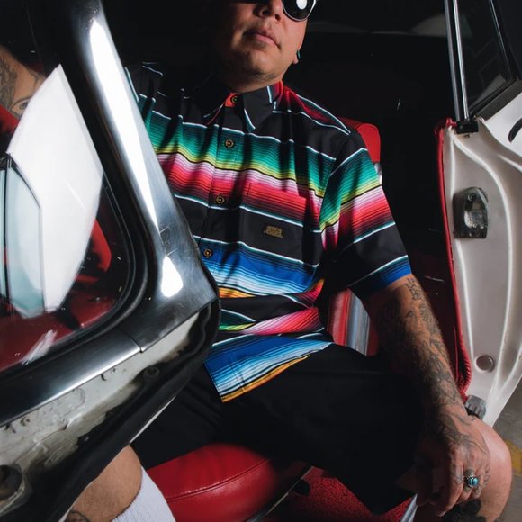 Dixxon LOW LOW 2023 Men's Short Sleeve Party Shirt (Black Collar) - S - Picture 7 of 10